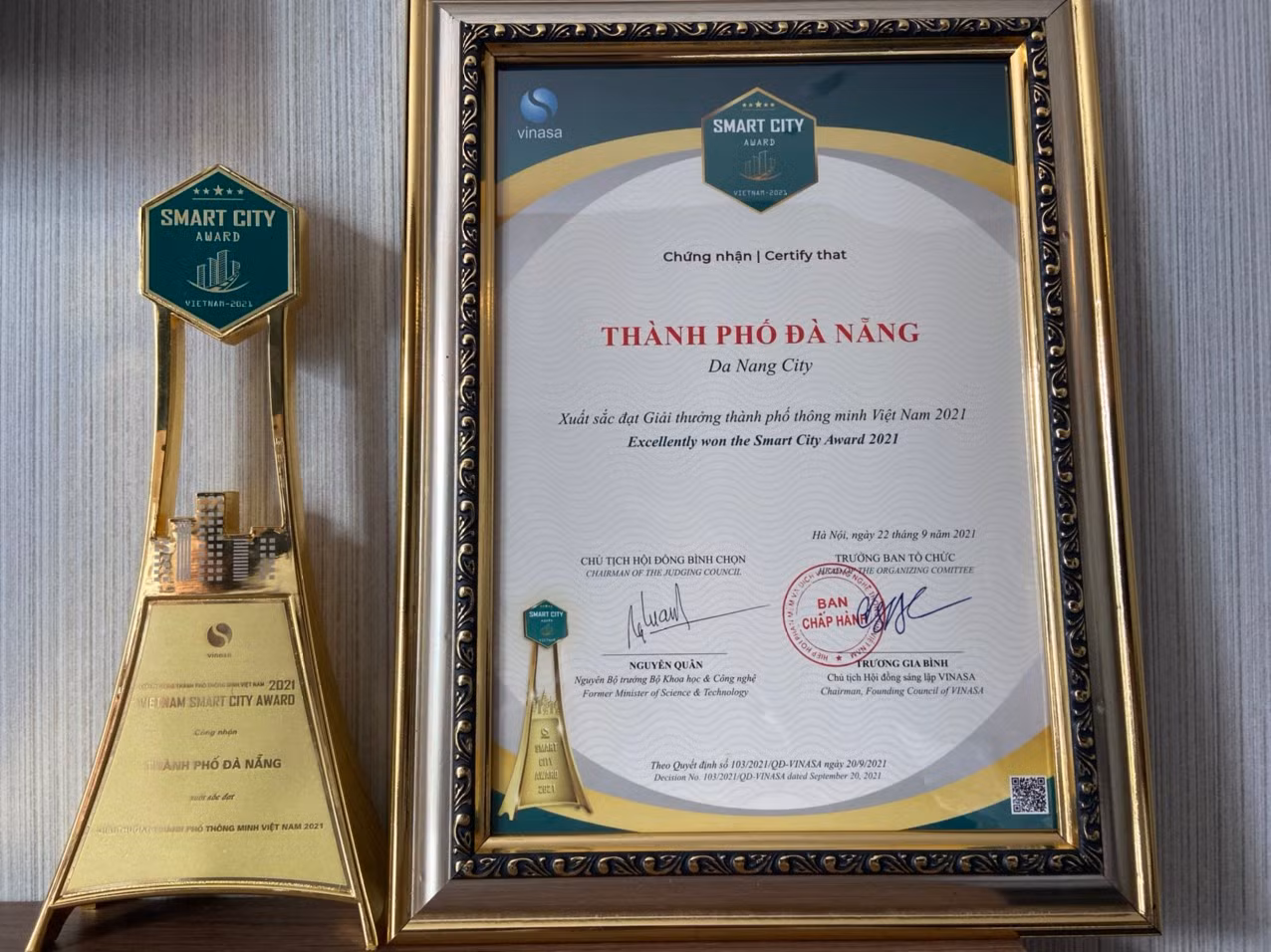 Đà Nẵng được vinh danh Thành phố thông minh Việt Nam 2021 -0