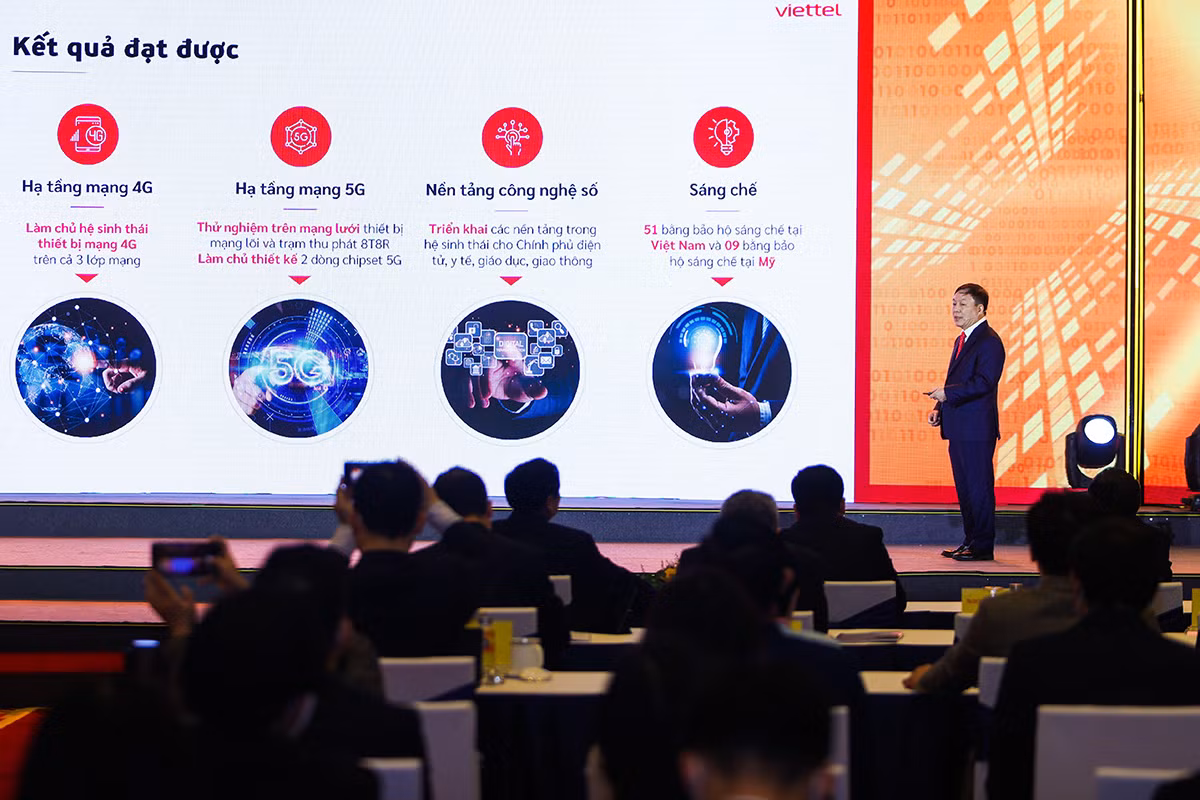 Thiếu tướng Lê Đăng Dũng:&nbsp;Viettel không bao giờ dừng lại ở mức gia công lắp ráp mà phải làm chủ công nghệ lõi -0