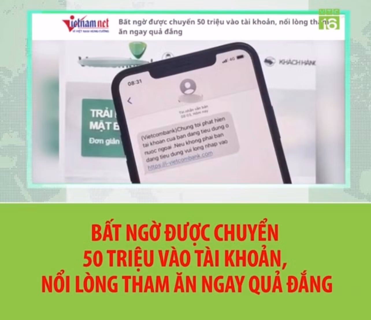 Cảnh báo trò lừa đảo mới -giả chuyển khoản nhầm để ép trả tiền với lãi xuất “trên trời” -0