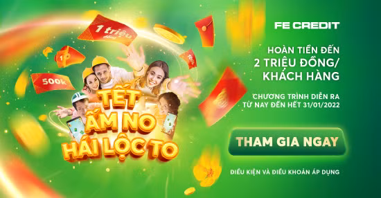 FE CREDIT tung “lộc” lì xì mừng tết Nhâm Dần -0