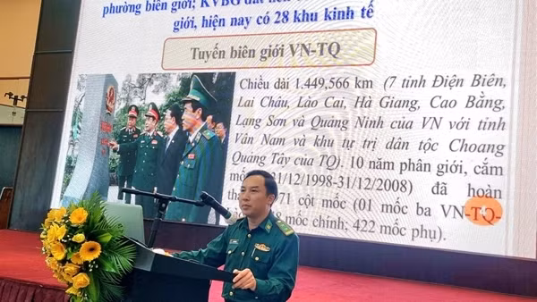 Tập huấn chính sách, pháp luật về bảo vệ biên giới quốc gia
