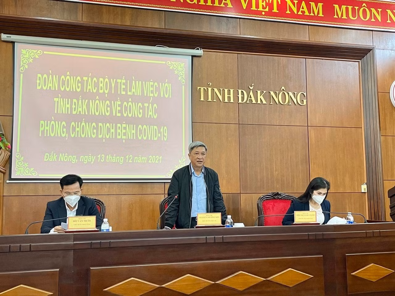 Bộ Y tế kiểm tra công tác phòng, chống dịch tại tỉnh Đắk Nông -0