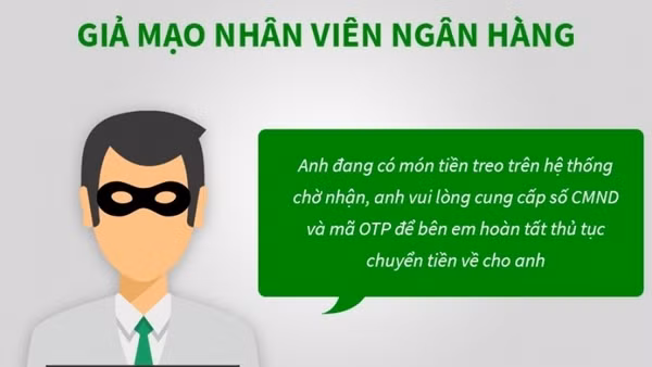 Cảnh báo giả danh nhân viên ngân hàng lừa đảo qua mạng xã hội