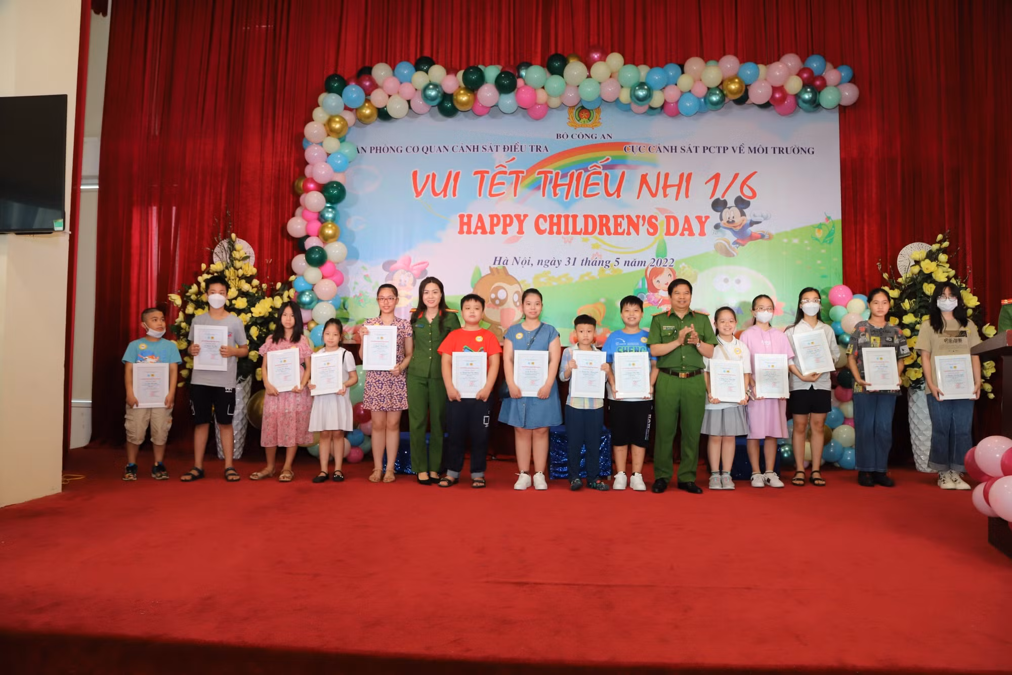 Trao giải 2 cuộc thi “Con yêu chiến sĩ Cảnh sát Nhân dân” và “Đêm rằm mơ ước” -0
