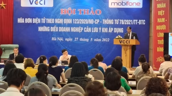 VCCI phối hợp cùng MobiFone tổ chức hội thảo về hóa đơn điện tử