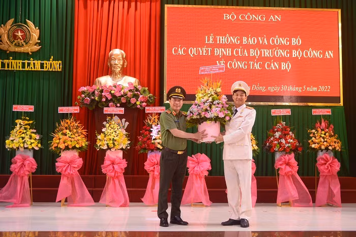 Công an tỉnh Lâm Đồng có Giám đốc và Phó Giám đốc mới -0