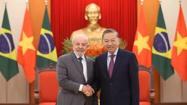 Tổng Bí thư Tô Lâm: Tạo thuận lợi cho thương mại song phương Việt Nam-Brazil