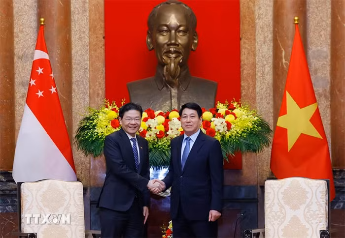 Đưa quan hệ Việt Nam-Singapore phát triển mạnh mẽ trong thời gian tới -0