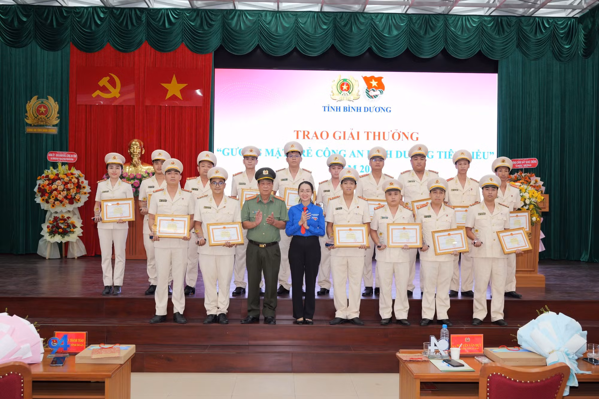 Tuyên dương 18 gương mặt trẻ Công an Bình Dương tiêu biểu năm 2024 -0