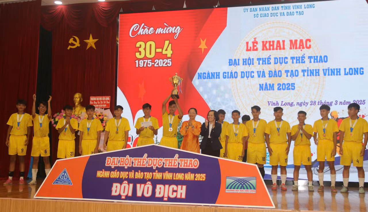 1.044 vận động viên tranh tài tại Đại hội thể dục - thể thao ngành giáo dục tỉnh Vĩnh Long -0
