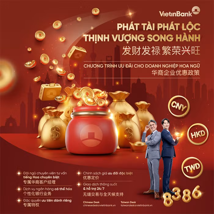 VietinBank đón dòng vốn đầu tư Hoa ngữ -0