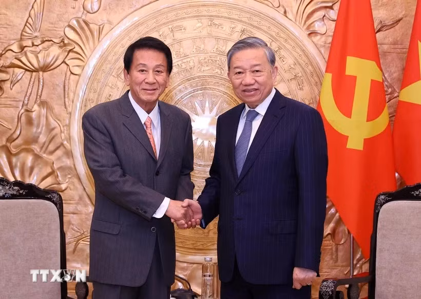 Tổng Bí thư Tô Lâm tiếp nguyên Đại sứ đặc biệt Việt Nam-Nhật Bản -0