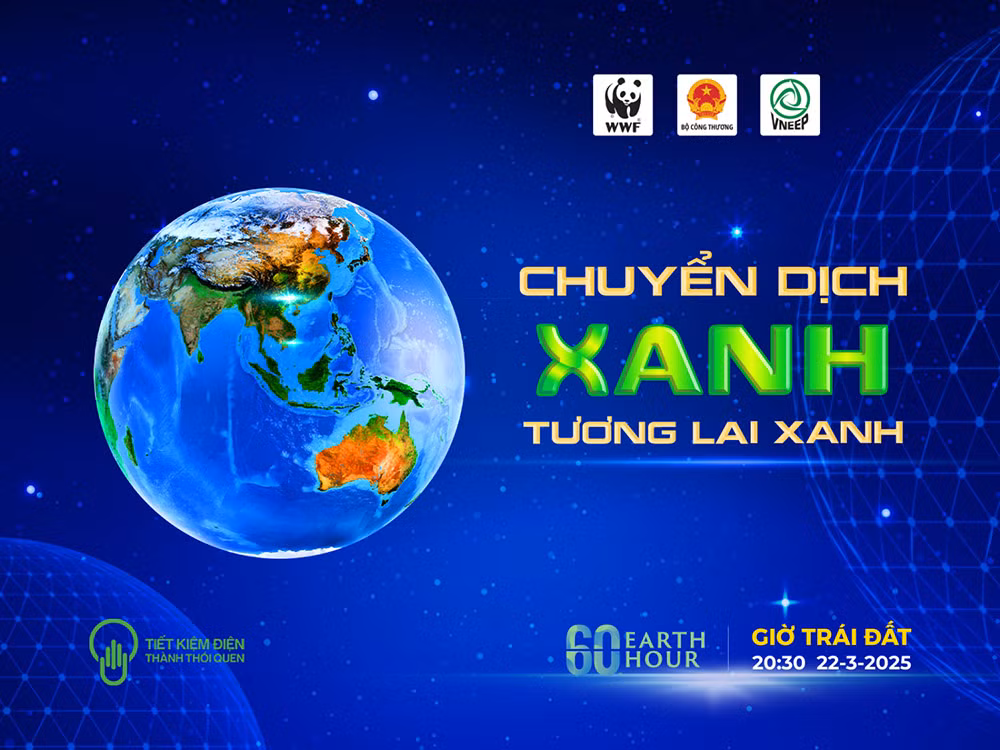 Hãy cùng&nbsp;EVNHANOI hưởng ứng giờ trái đất -0