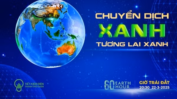 Hãy cùng&nbsp;EVNHANOI hưởng ứng giờ trái đất