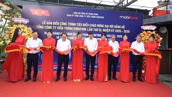 MobiFone khánh thành công trình tiêu biểu chào mừng Đại hội Đảng bộ, sẵn sàng cho kỷ nguyên số