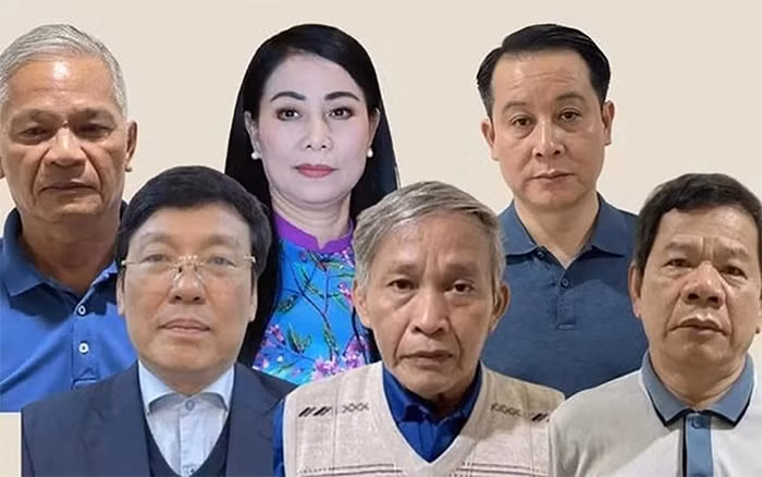 Một số bị can trong vụ án xảy ra tại Tập đoàn Phúc Sơn.