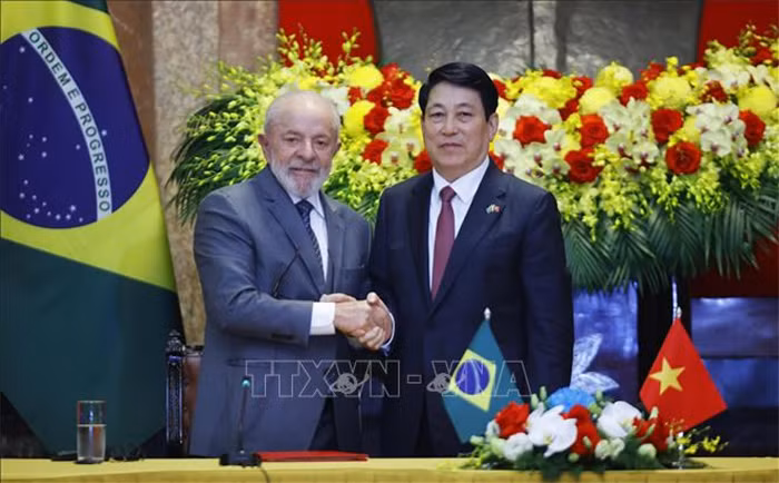 Tuyên bố chung Việt Nam - Brazil nhân chuyến thăm cấp Nhà nước đến Việt Nam của Tổng thống Brazil -0