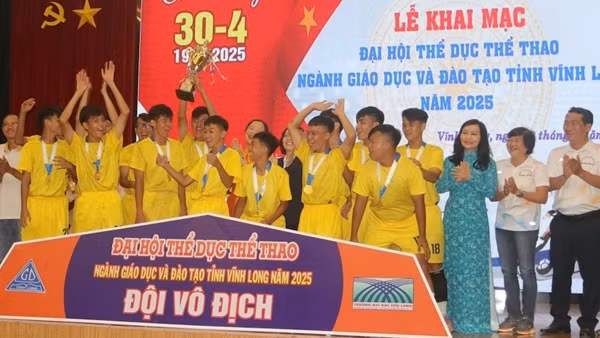 1.044 VĐV tranh tài tại Đại hội thể dục - thể thao ngành giáo dục tỉnh Vĩnh Long