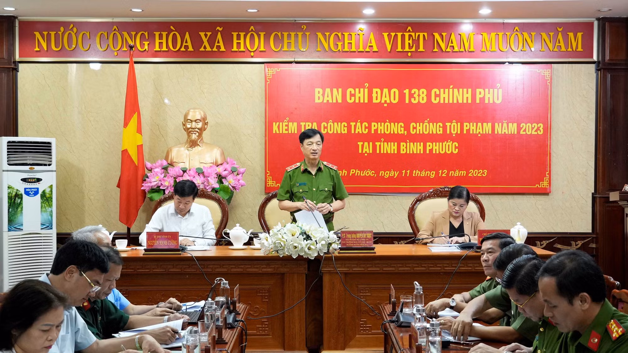 Thứ trưởng Nguyễn Duy Ngọc kiểm tra công tác phòng, chống tội phạm tại Bình Phước -0