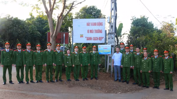 Trường Cao đẳng CSND I tổng kết hoạt động ra quân giúp đỡ nhân dân tại Hòa Bình