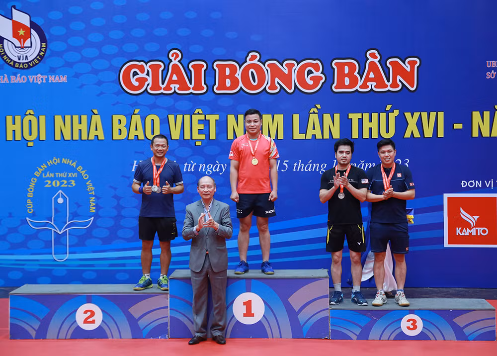 Đội Bóng bàn Báo CAND tiếp tục bảo vệ thành công “ngôi vương” -0