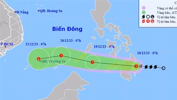 Lực lượng CAND chủ động ứng phó với diễn biến của áp thấp nhiệt đới