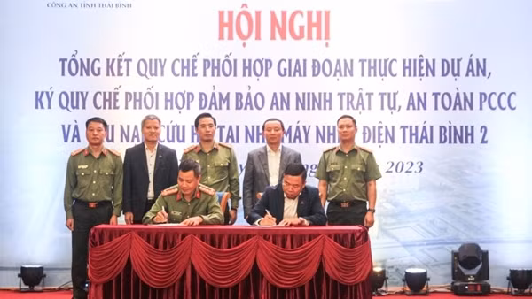 Giữ vững an ninh, an toàn cho Nhà máy Nhiệt điện Thái Bình 2