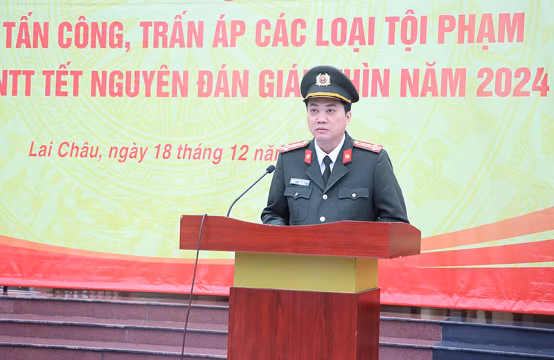 Lai Châu: Ra quân cao điểm tấn công, trấn áp tội phạm dịp Tết Nguyên đán 2024 -0