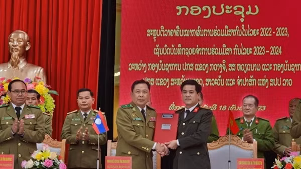 Tiếp tục đẩy mạnh đảm bảo ANTT vùng biên giới giữa Quảng Trị và 3 tỉnh của nước bạn Lào