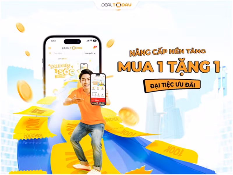 Nâng cấp nền tảng, Dealtoday “tung” đại tiệc ưu đãi&nbsp; -0