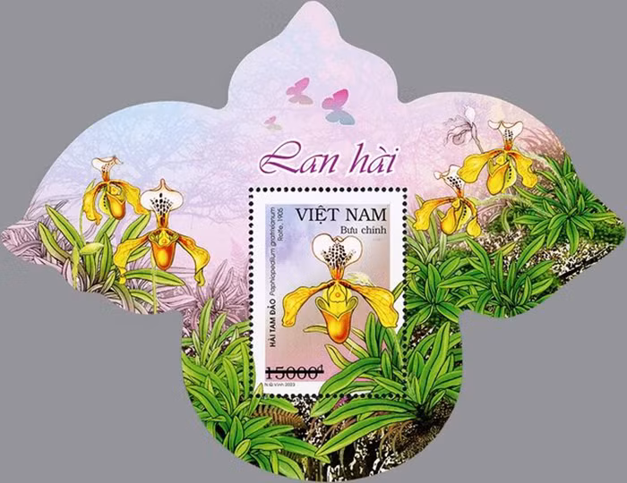 Phát hành bộ tem về các loài lan hài Việt Nam -0