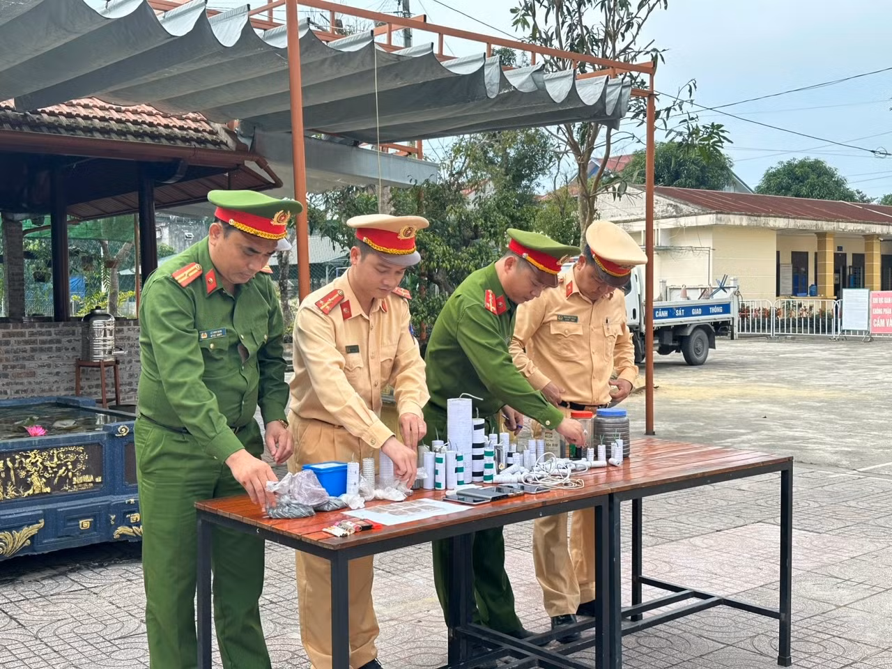 Công an Đức Thọ xử lý nhiều vụ phạm pháp hình sự trong những ngày đầu cao điểm -0