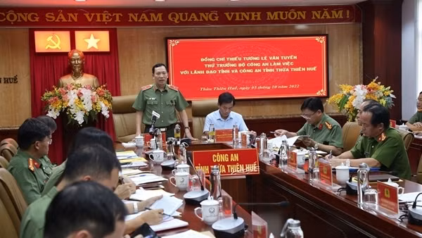 Công an tỉnh Thừa Thiên-Huế tiếp tục đảm bảo tốt tình hình ANTT trên địa bàn