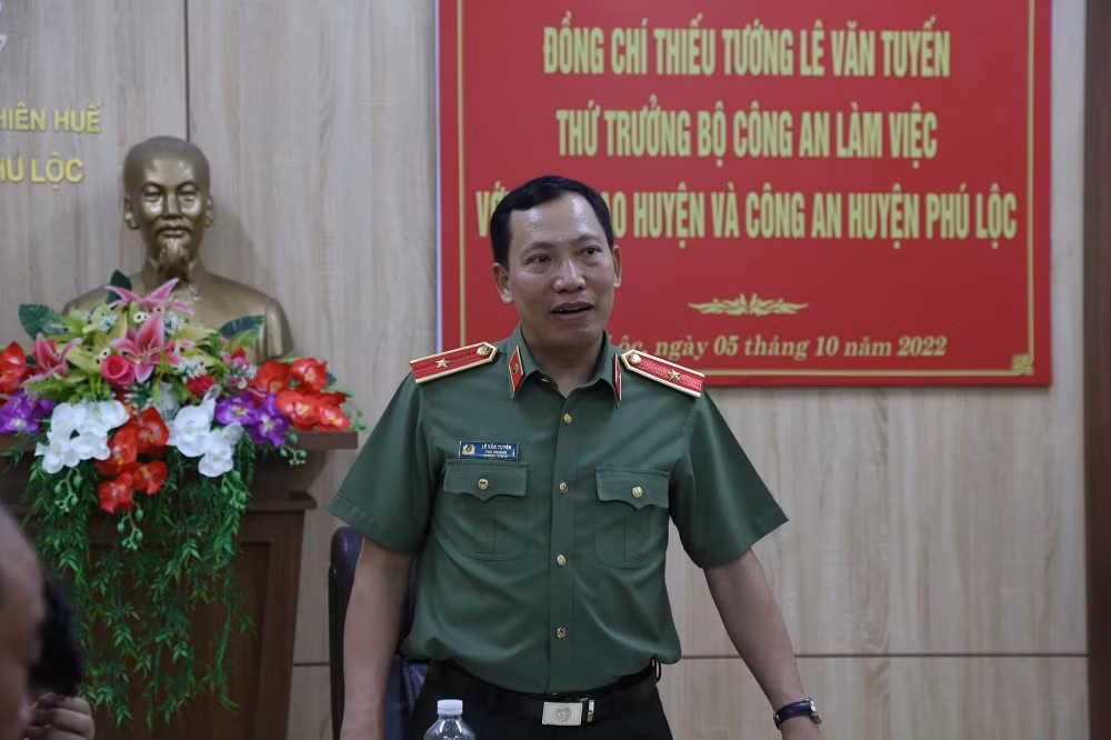 Thứ trưởng Bộ Công an Lê Văn Tuyến: Công an tỉnh Thừa Thiên-Huế tiếp tục đảm bảo tốt tình hình ANTT trên địa bàn -0