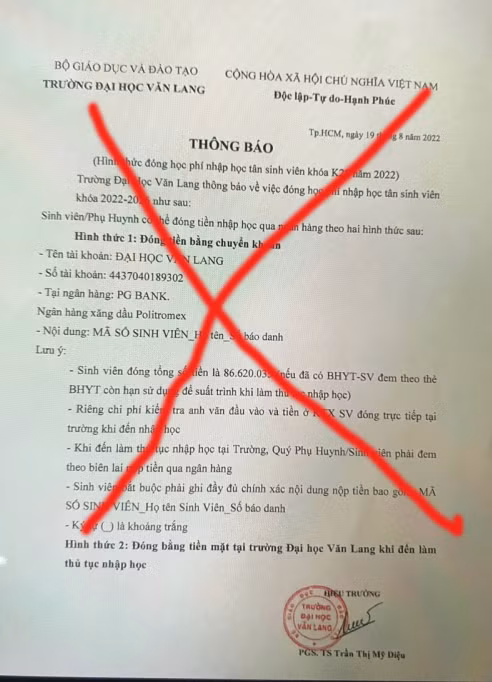 Đủ chiêu trò lừa đảo chiếm đoạt tiền học phí -0