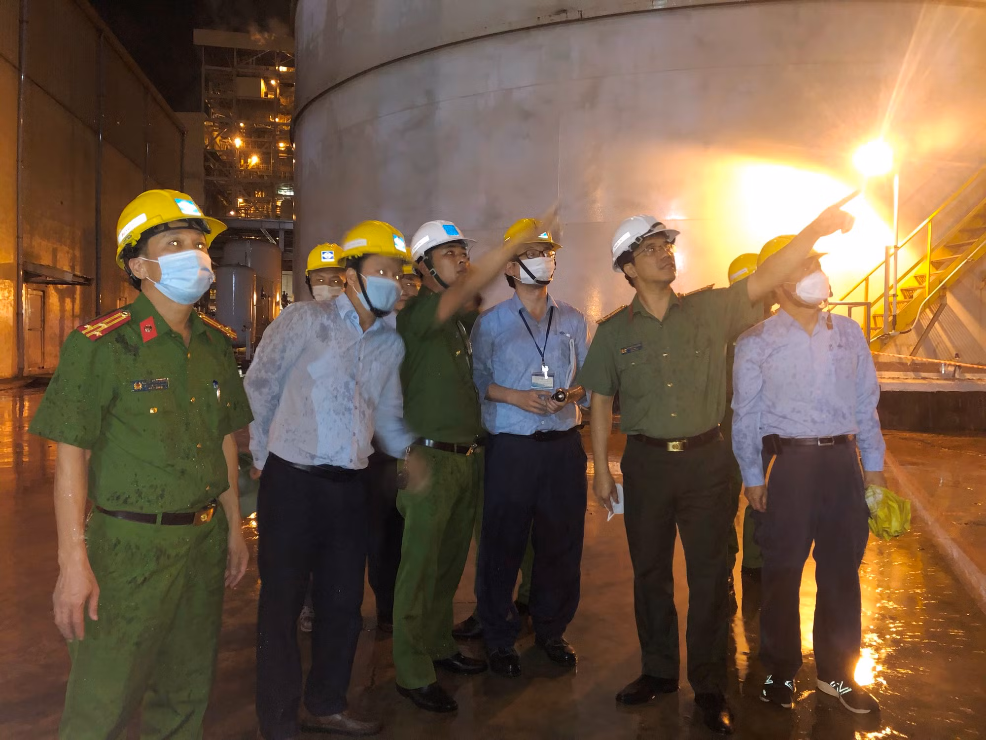 Công an tỉnh Hà Tĩnh làm việc với lãnh đạo Công ty Formosa về công tác PCCC -0