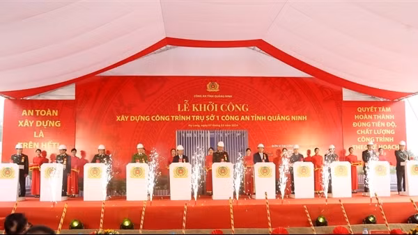 Khởi công trụ sở làm việc Công an tỉnh Quảng Ninh