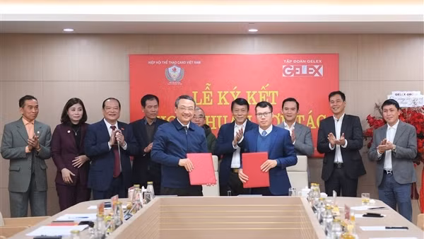 Hiệp hội Thể thao CAND ký thoả thuận hợp tác với Tập đoàn GELEX