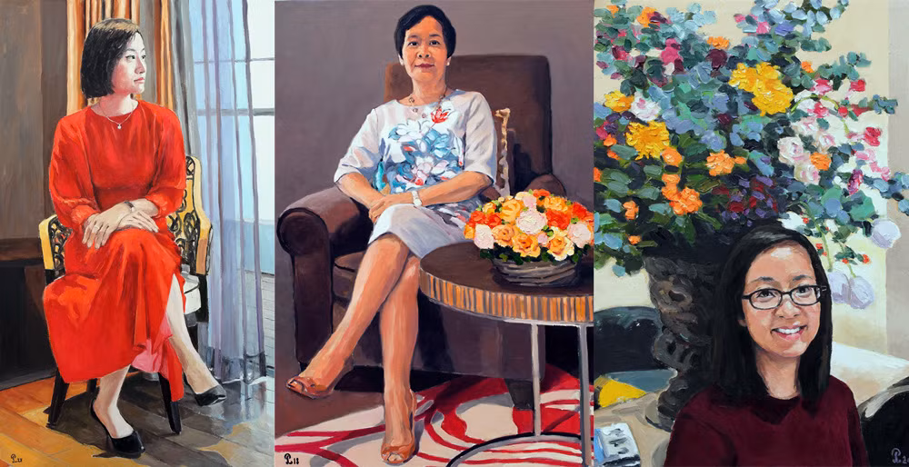 Họa sĩ Phạm Luận: Vẽ chân dung là vẽ chính mình -0