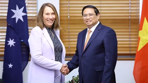 Thủ tướng Phạm Minh Chính hội kiến Chủ tịch Thượng viện Australia