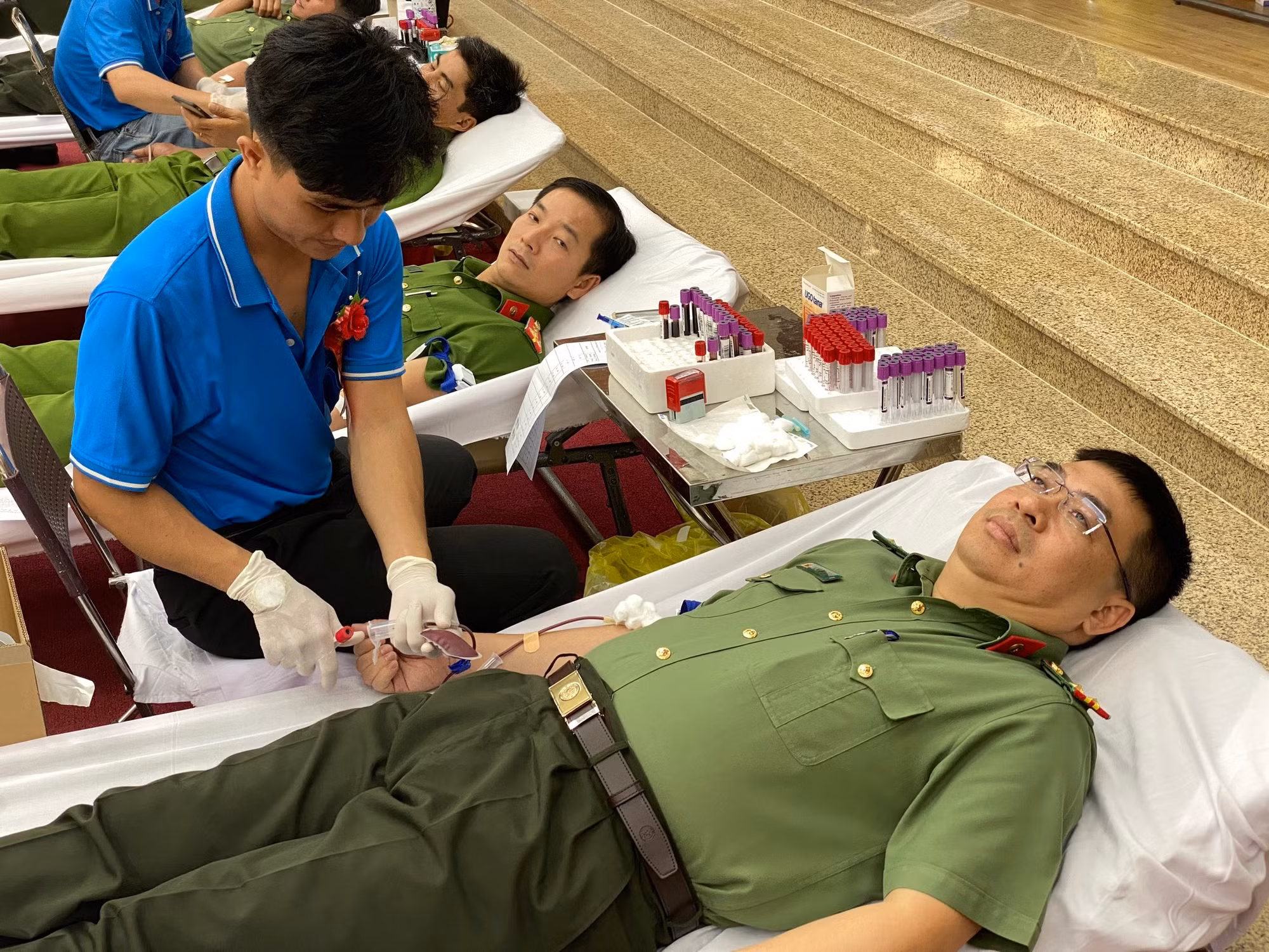 Công an tỉnh Bà Rịa-Vũng Tàu tổ chức Ngày hội hiến máu tình nguyện năm 2024 -0