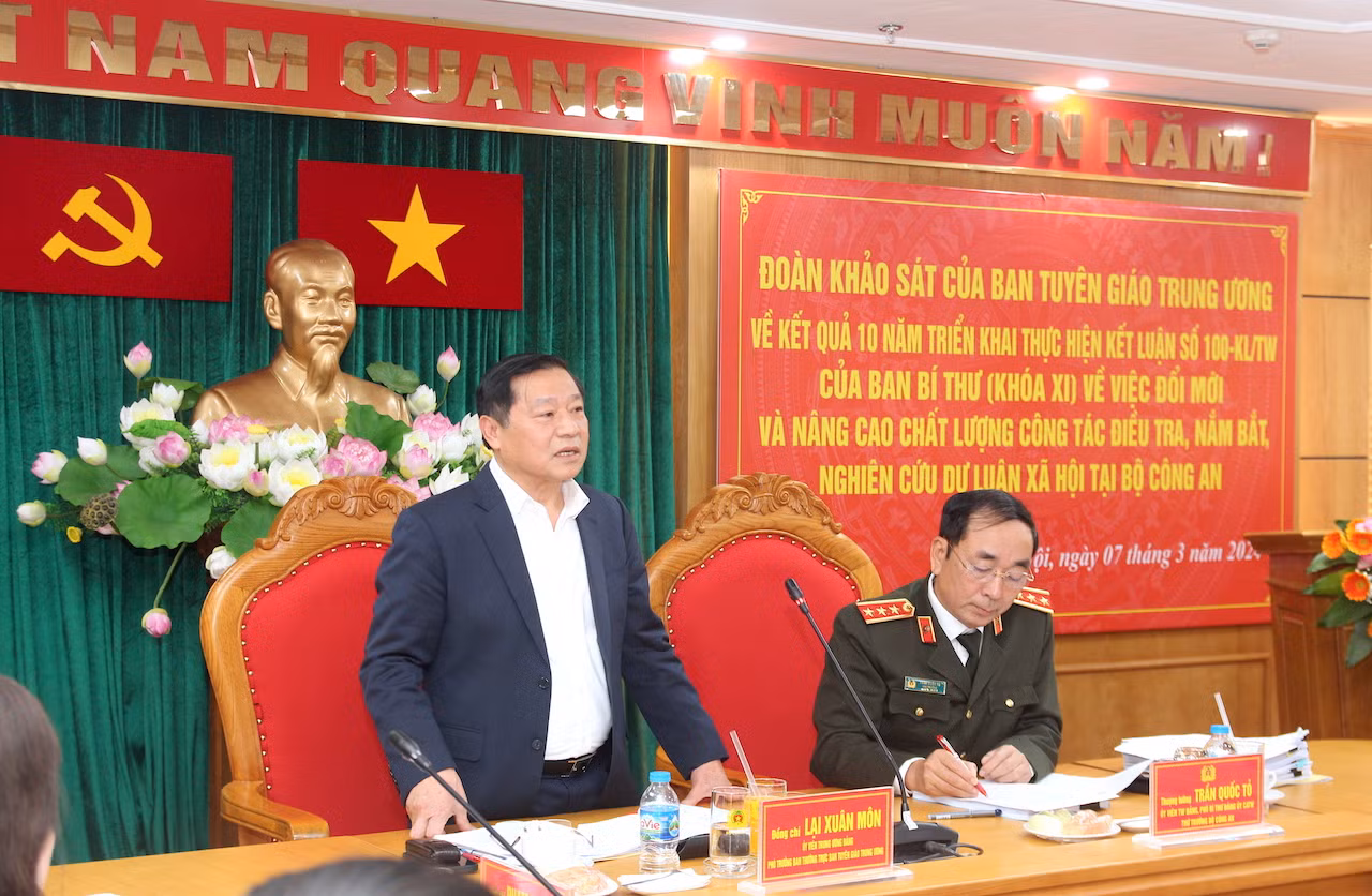 Khảo sát chất lượng công tác điều tra, nắm bắt, nghiên cứu dư luận xã hội trong CAND -0