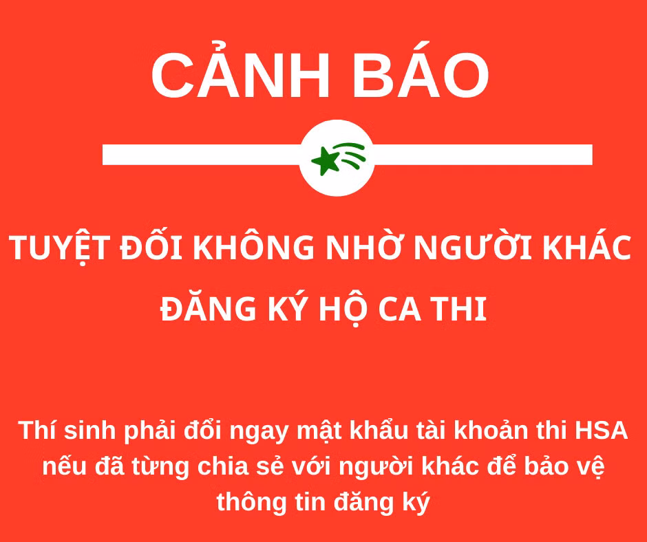 Cảnh giác với chiêu trò nhờ đăng ký hộ ca thi đánh giá năng lực -0