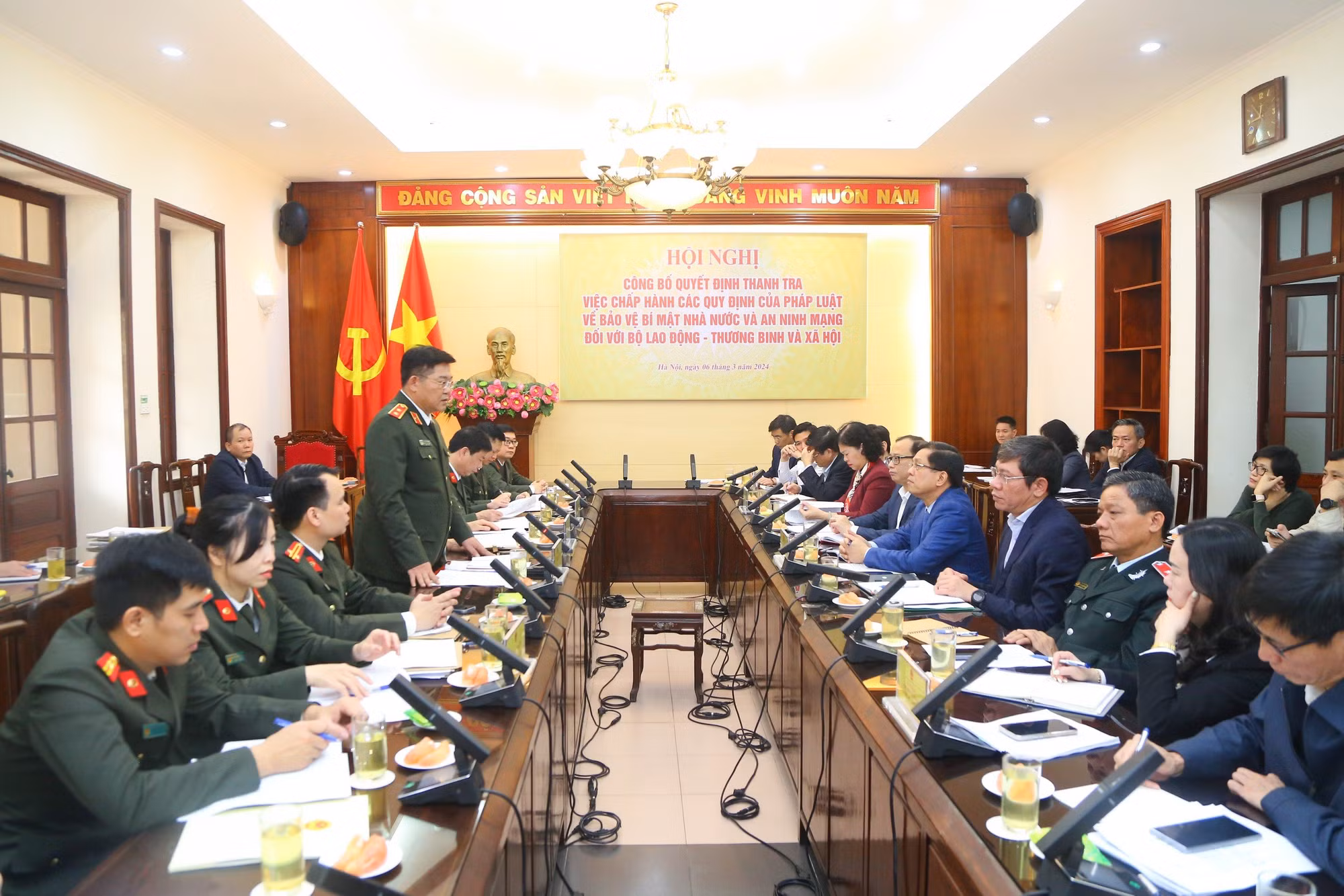 Công bố quyết định thanh tra việc chấp hành các quy định của pháp luật đối với Bộ Lao động - Thương binh và xã hội -0