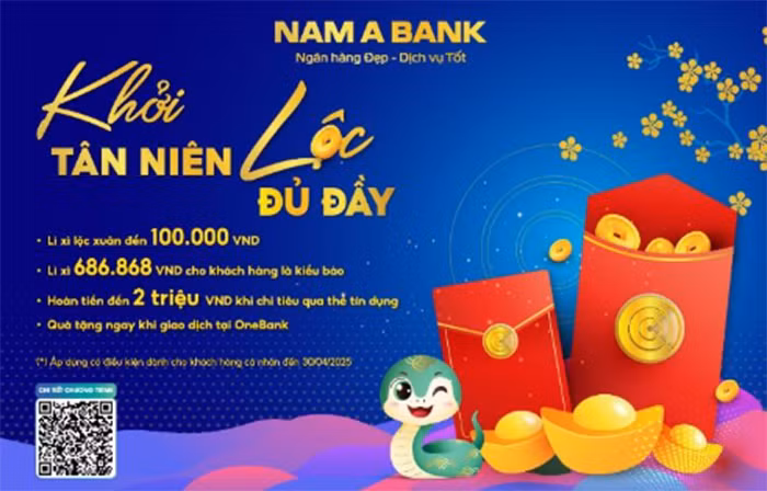 “Khởi Tân Niên – Lộc Đủ Đầy” cùng Nam A Bank -0