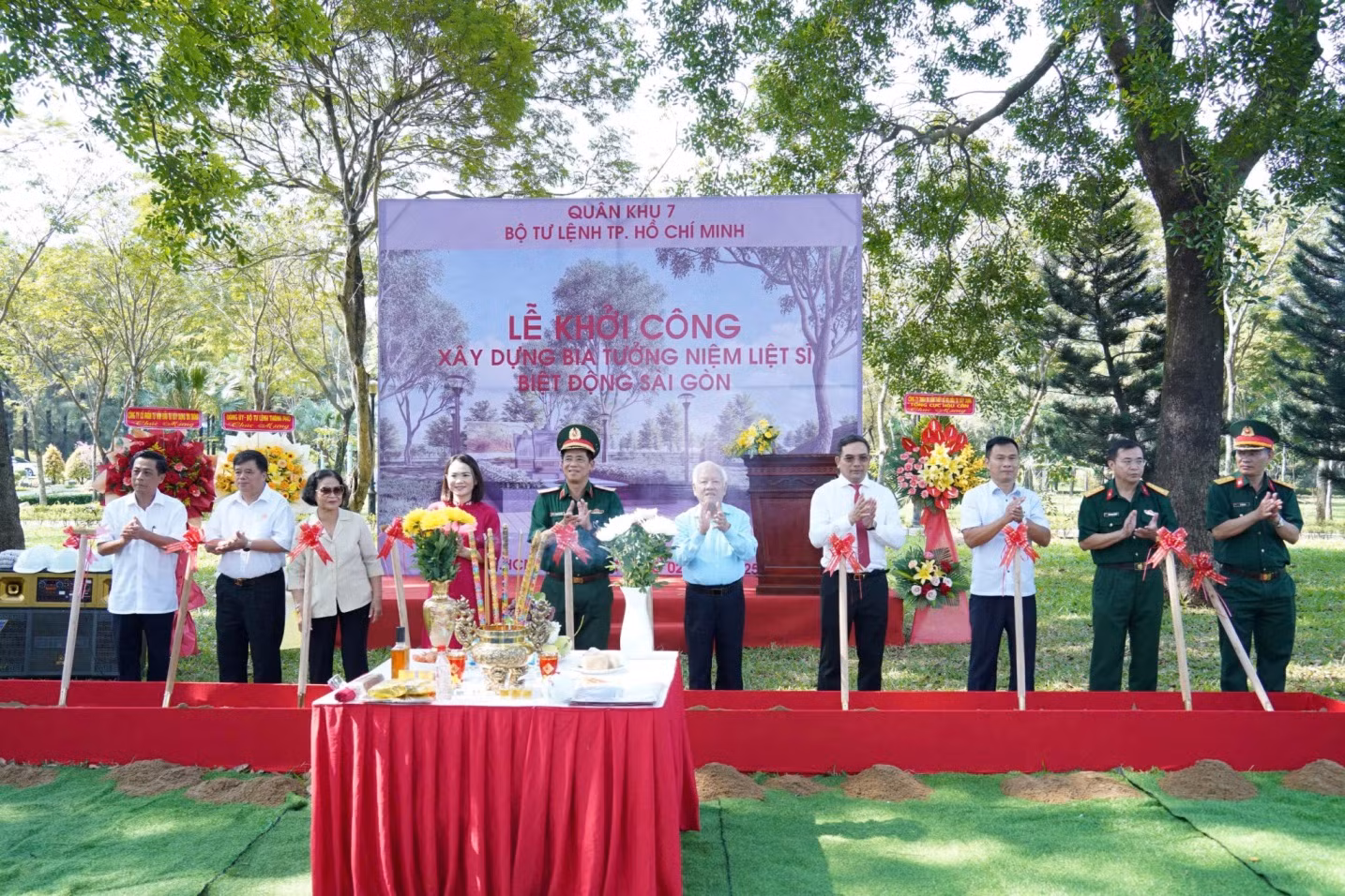 Khởi công xây dựng Bia tưởng niệm Liệt sĩ Biệt động Sài Gòn -1