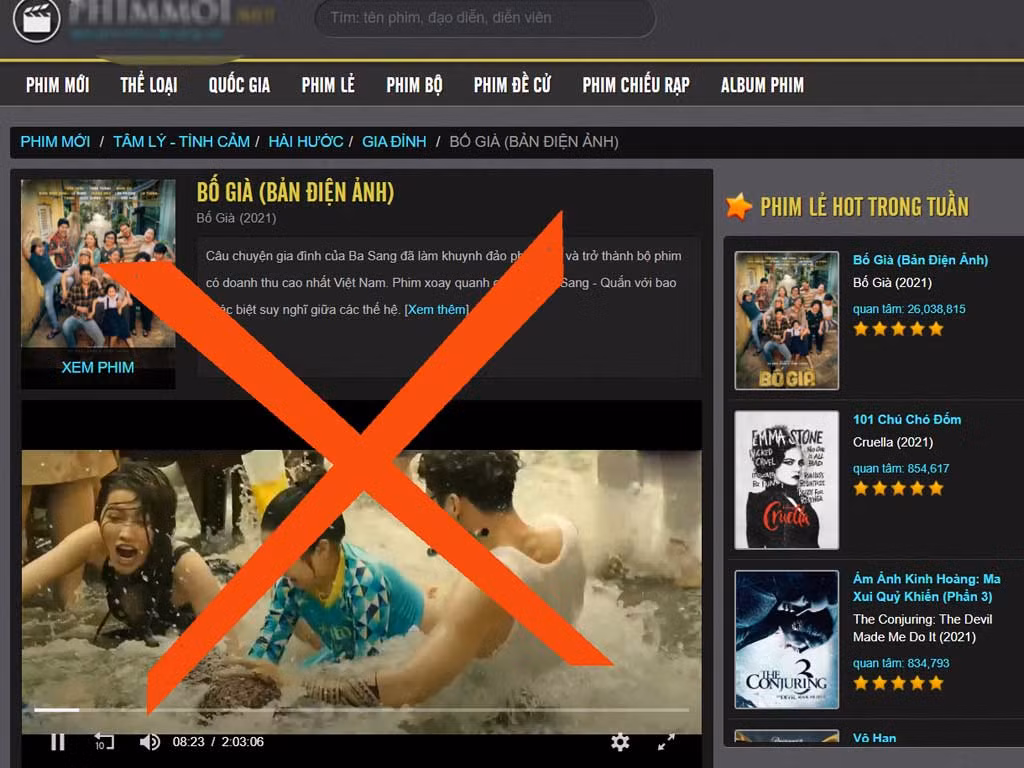 Chủ website Fmovies phát tán phim lậu kiếm lợi hàng trăm nghìn USD -0