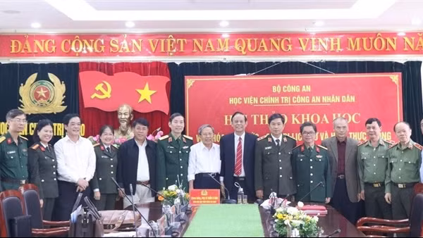 Hội thảo khoa học "Văn hoá giữ nước-giá trị lịch sử và hiện thực trong xây dựng thế trận an ninh nhân dân"