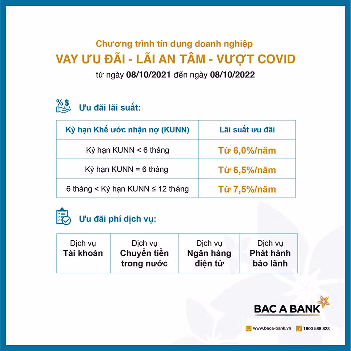 Vay ưu đãi từ&nbsp;BAC A BANK, doanh nghệp an tâm vượt dịch COVID-19 -0