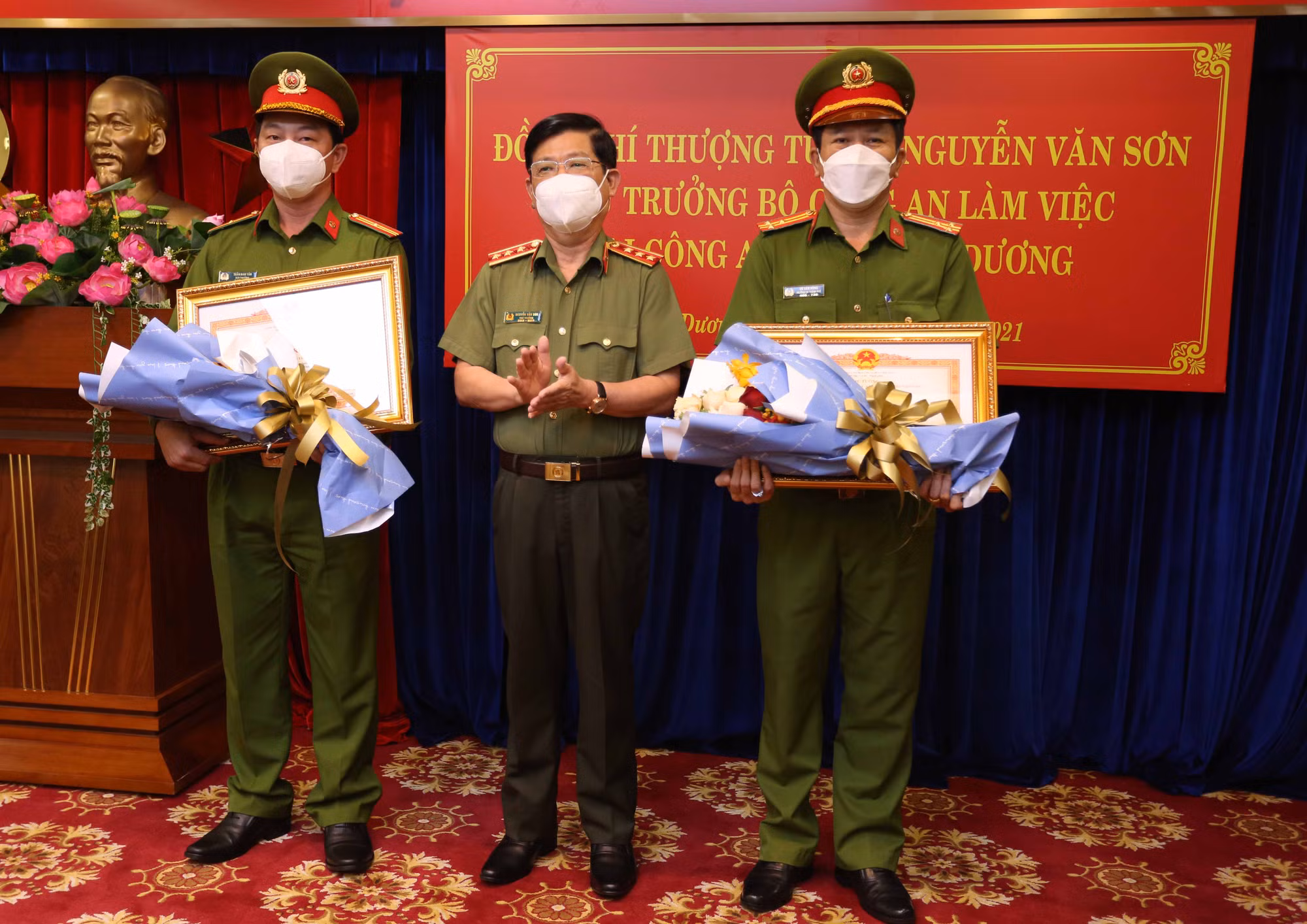 Công an Đồng Nai, Bình Dương đã đóng góp xuất sắc trong đầu lùi dịch bệnh -0